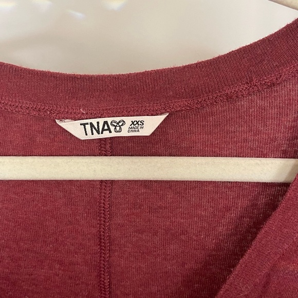 TNA Flowy ribbed dress XXS - Picture 3 of 3